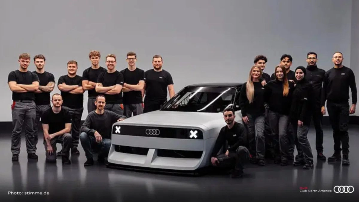 Audi GT50 Concept the future created by apprentices