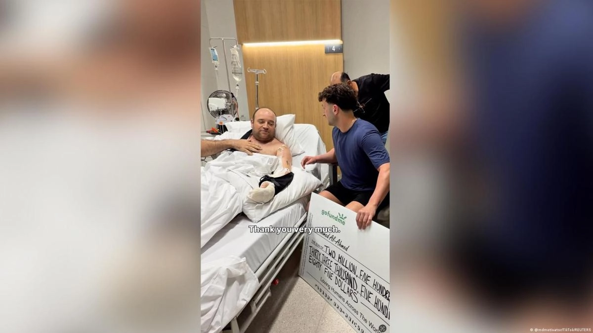 Civilian who disarmed the Australian shooter received a donation of one million dollars