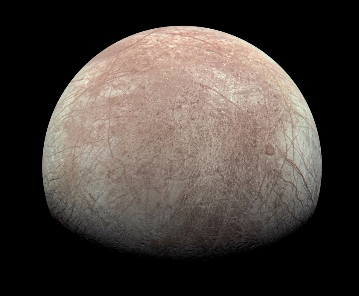 Strange 039spider039 Frozen feature on Jupiter039s moon Europa intrigues NASA scientists
