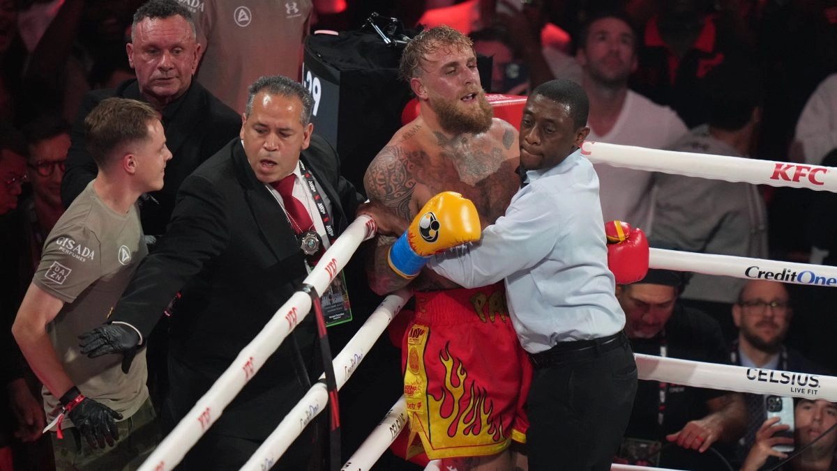 Jake Paul claims he won two rounds against Joshua 039I shook him039