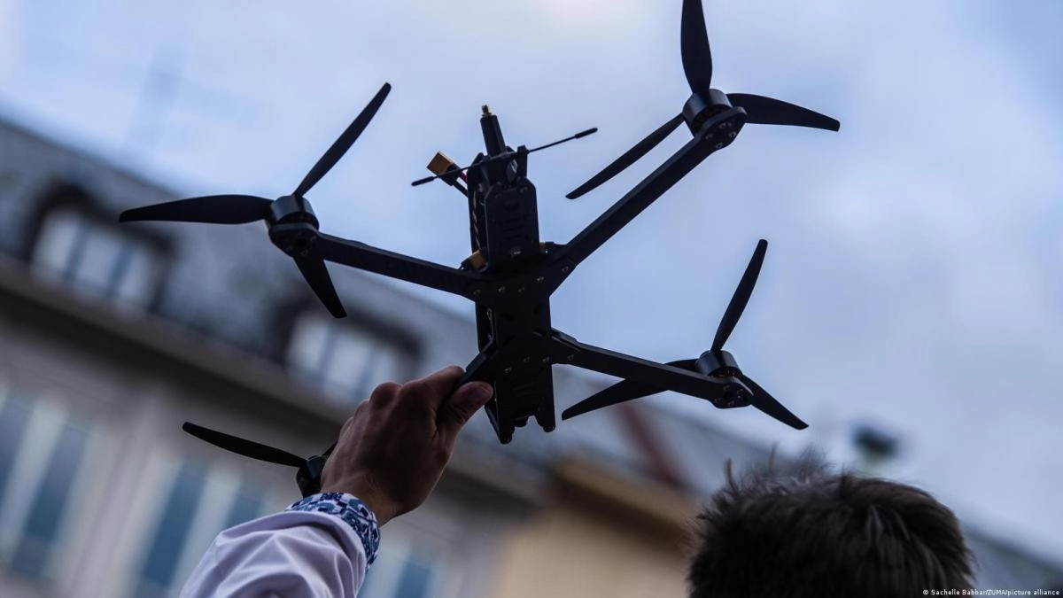 Two Russian oil tanks set on fire by Ukrainian drone attack