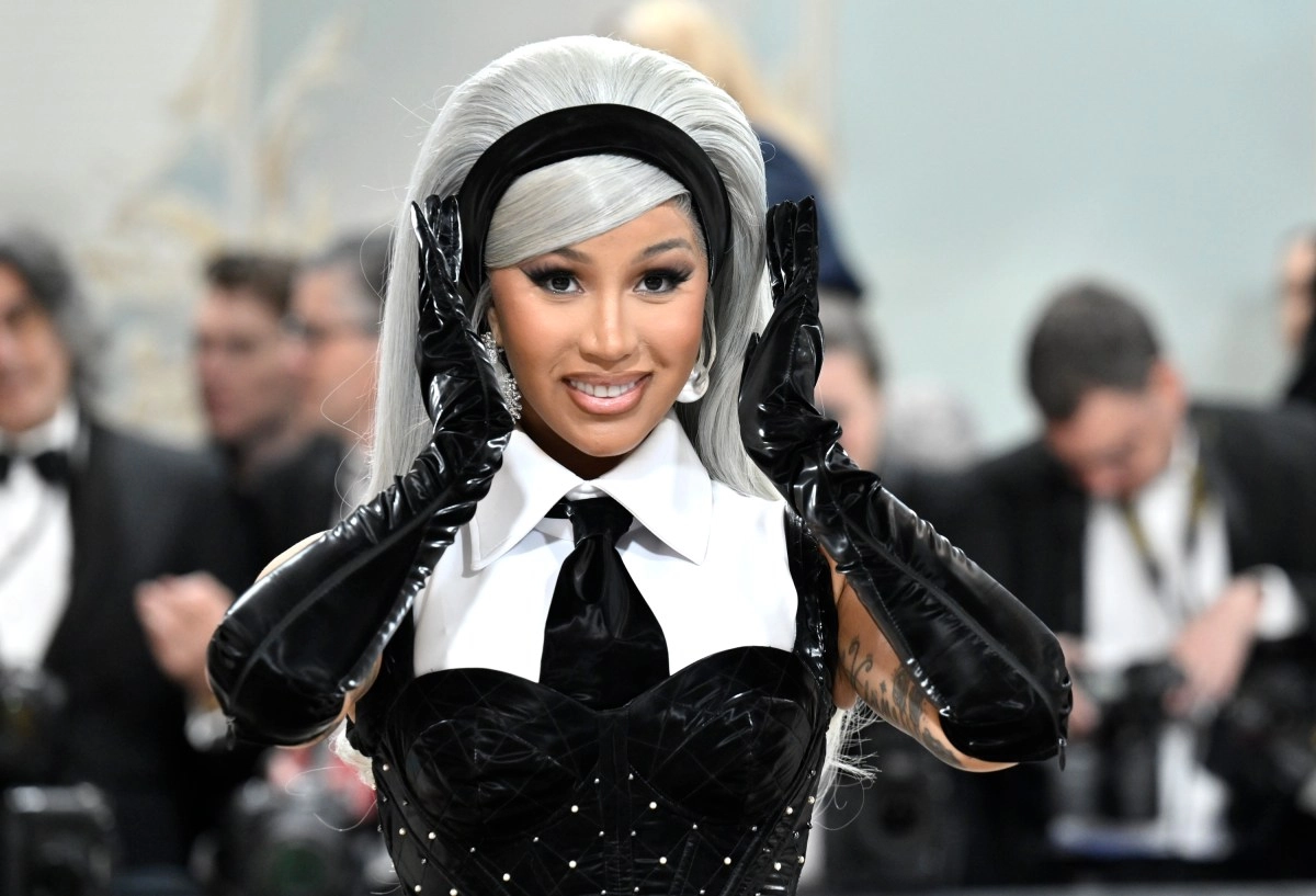Cardi B surprised with a Barbieinspired outfit