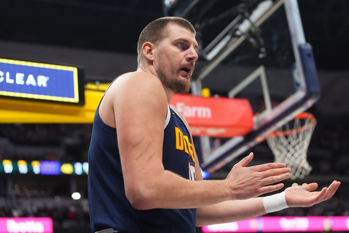 Nikola Jokic will be out for about a month but avoids serious injury