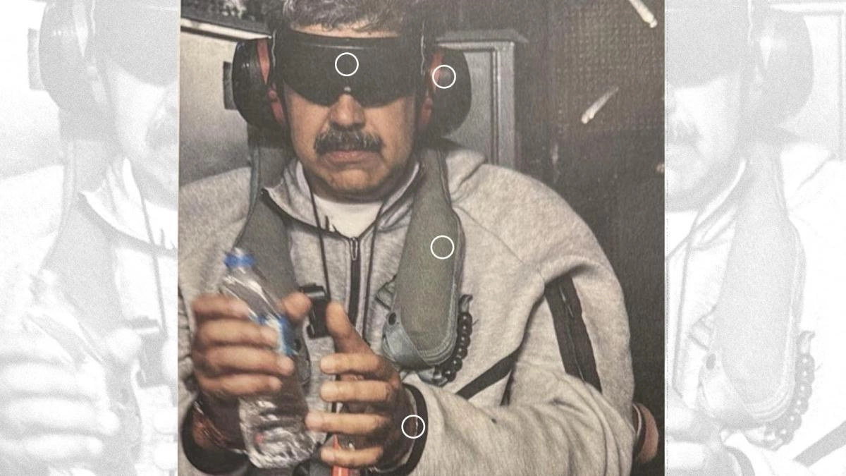 Why were Maduro039s eyes and ears covered when he was arrested