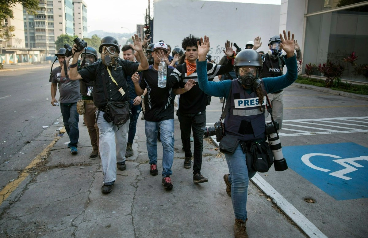Information repression in Venezuela after Maduro039s capture 14 journalists detained