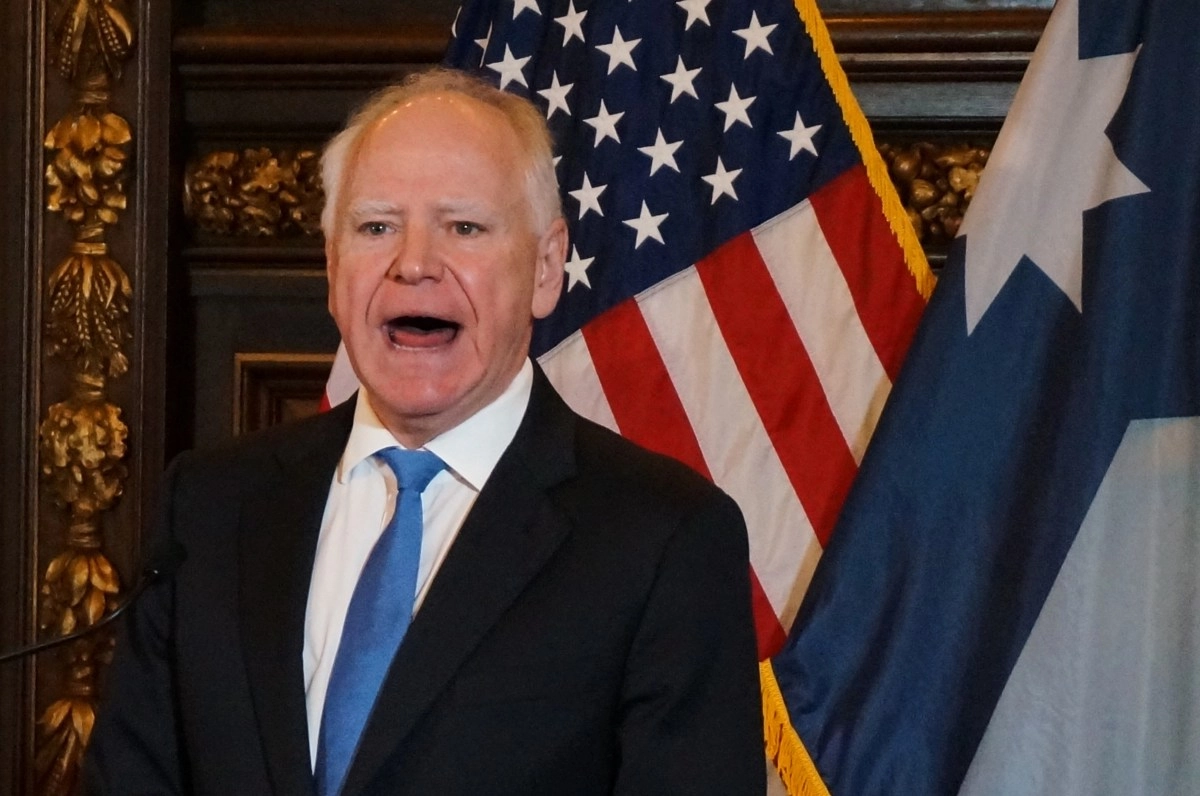 Tim Walz lashes out at Trump and says the state is under attack