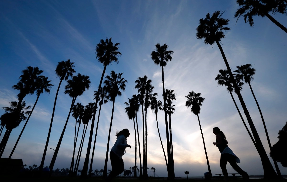 Santa Ana Winds and Cold Over the Weekend in Southern California