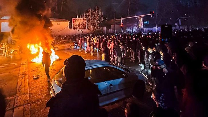 Enemies of God Protests in Iran defy security forces despite reports of hundreds dead