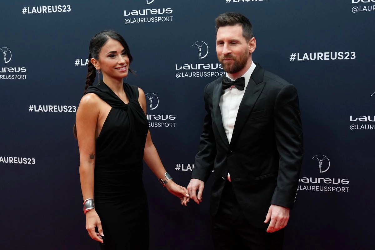 Antonela Roccuzzo stars in a romantic bikini photoshoot with Lionel Messi