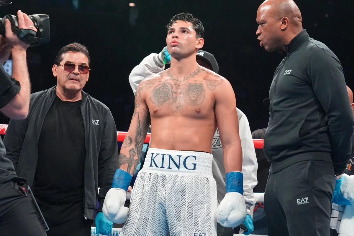 Ryan Garcia and Mario Barrios held an intense faceoff