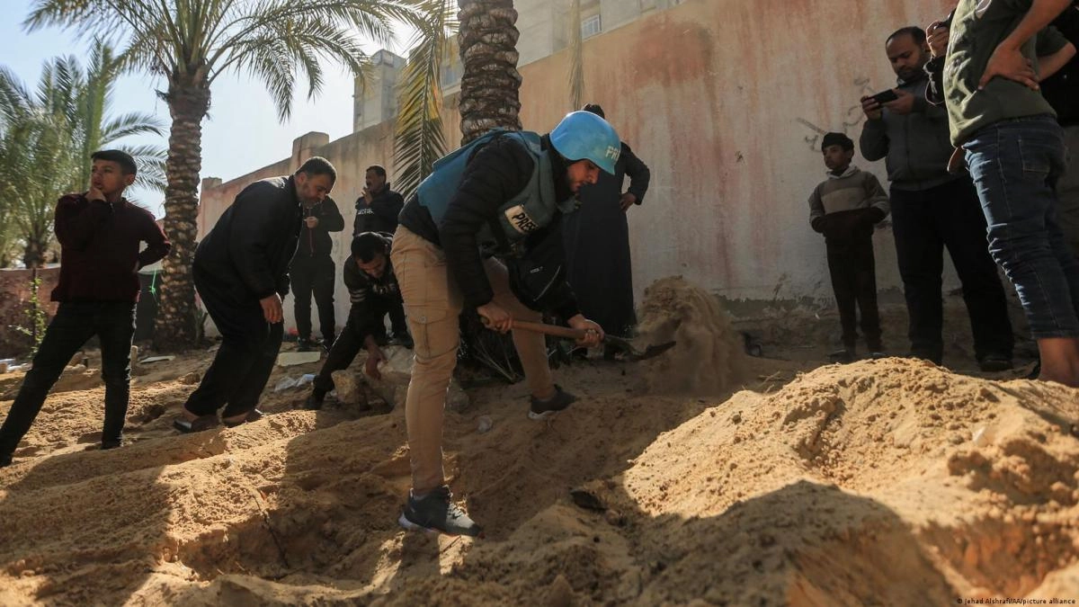 Israel searches Gaza cemetery looking for hostage remains