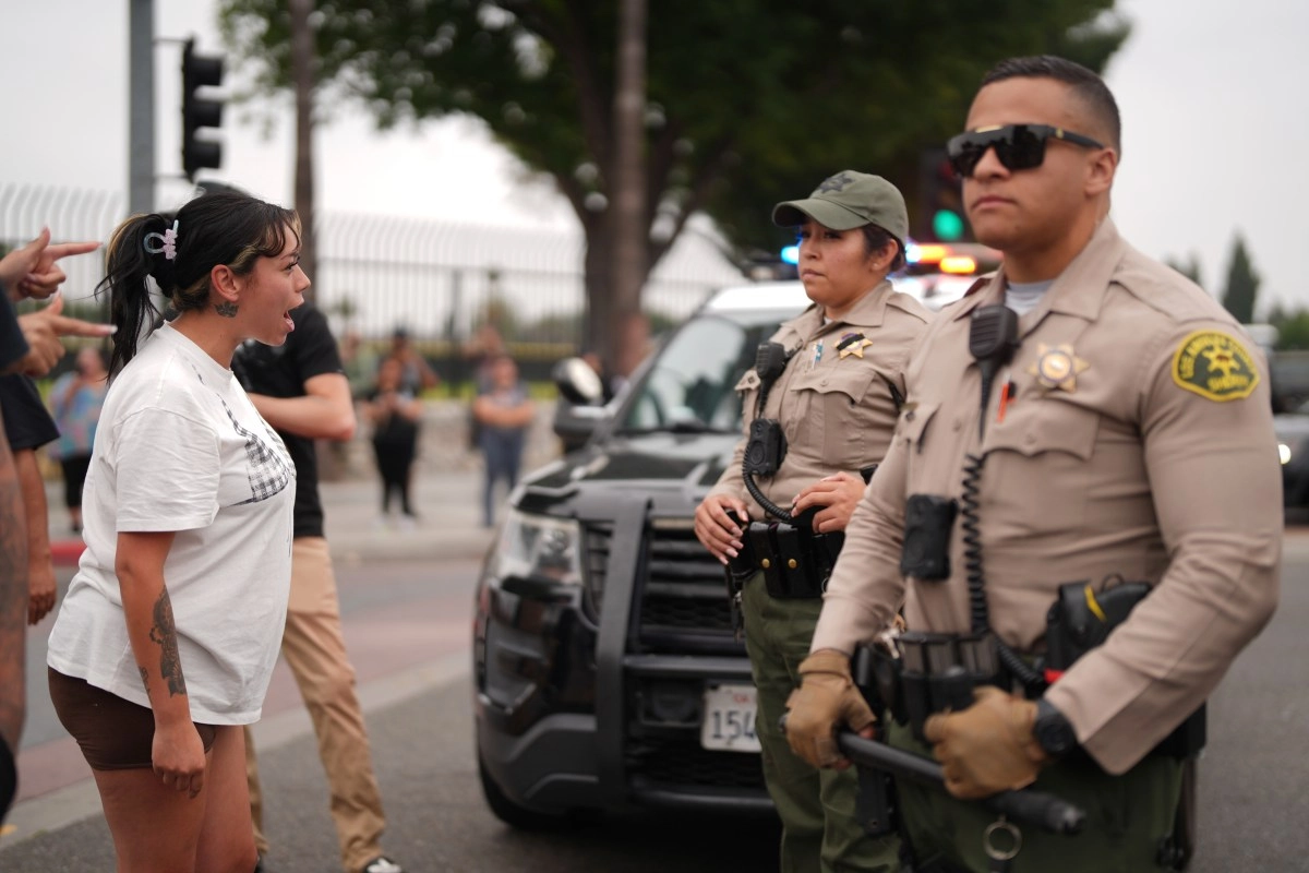 Four years in prison for Hispanic man who attacked deputies during protest in Los Angeles