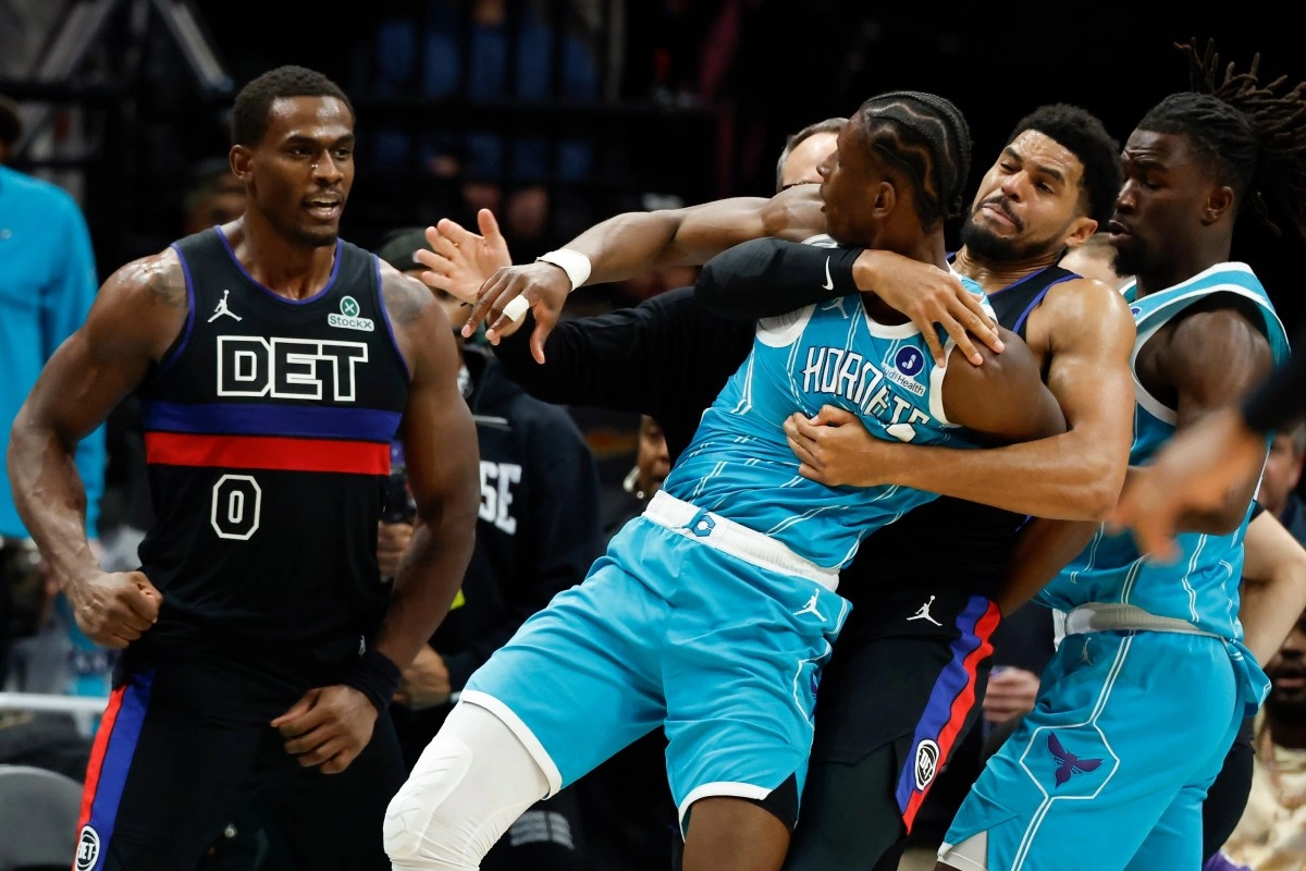Hornets and Pistons engage in pitched battle in the NBA