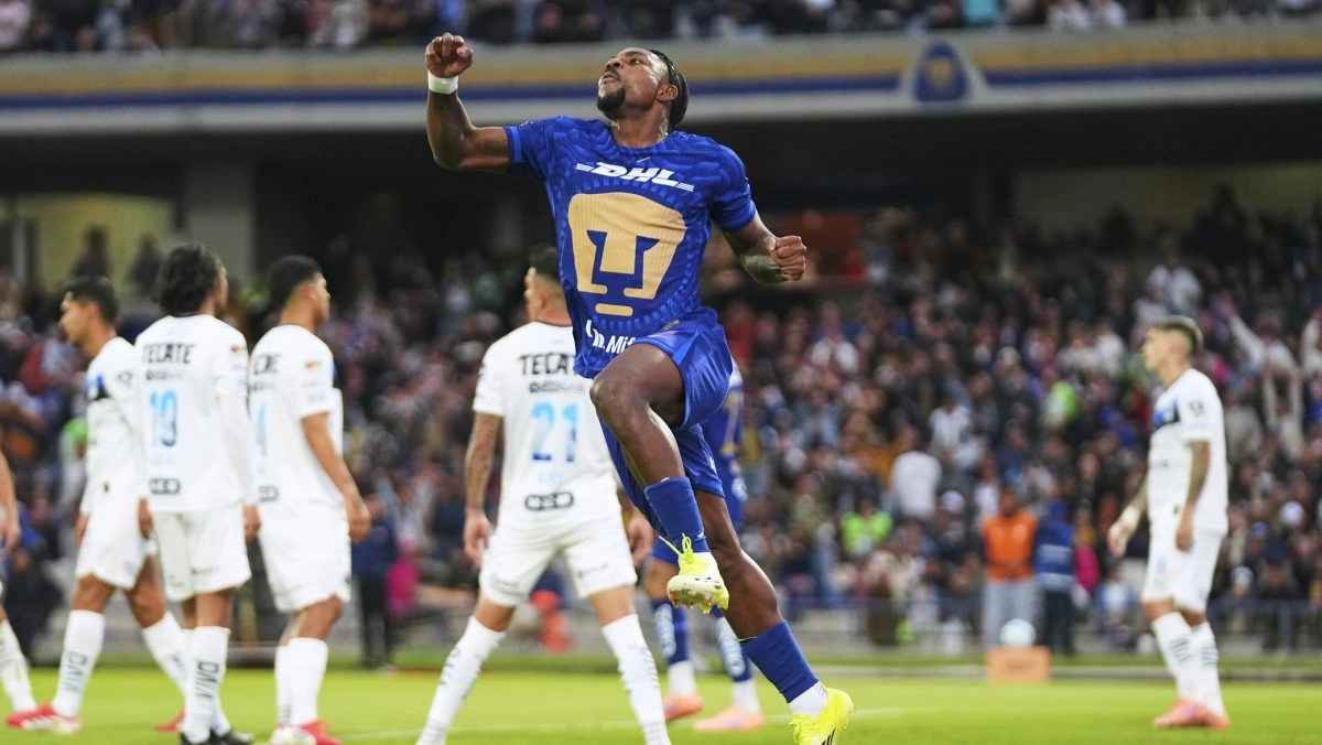 Pumas defeat Rayados de Monterrey with a double from Alvaro Angulo and enter the Top 3 of the Liga MX
