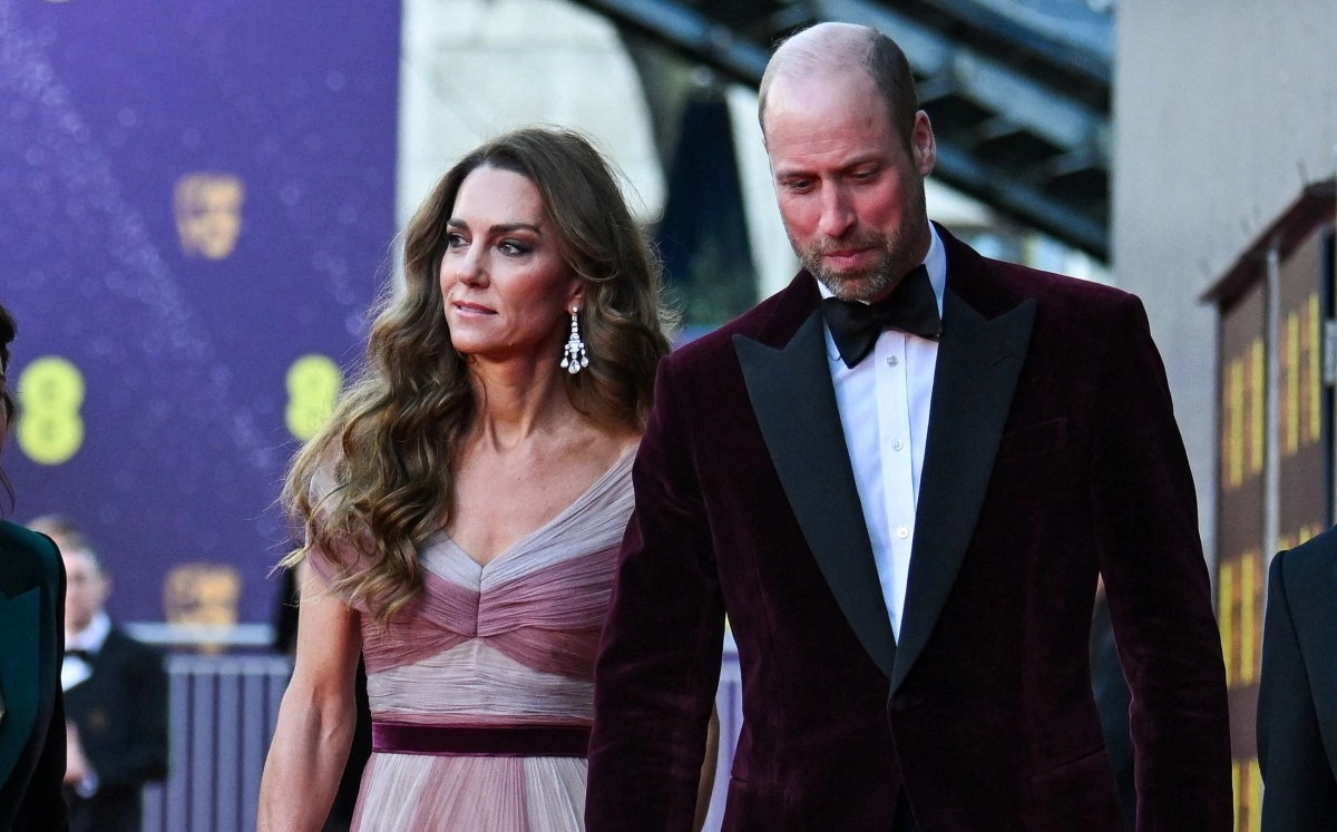 Prince William and Kate Middleton attend the BAFTA Awards amid royal family drama
