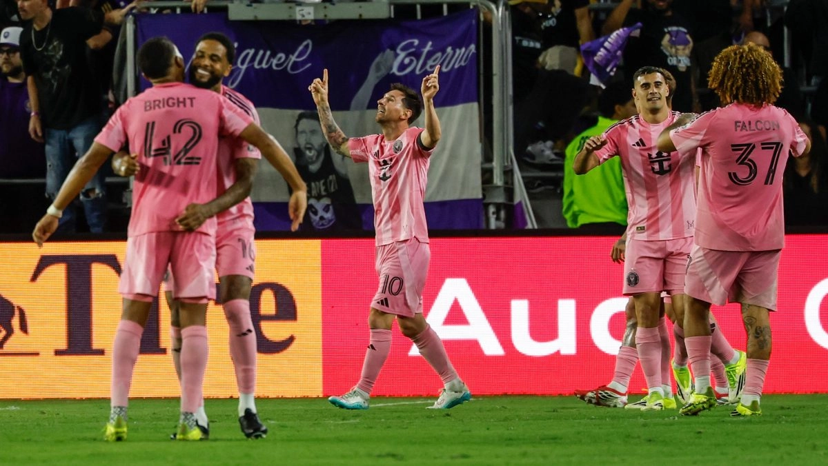 Lionel Messi scores a brace and rescues Inter Miami in the Florida Derby against Orlando City