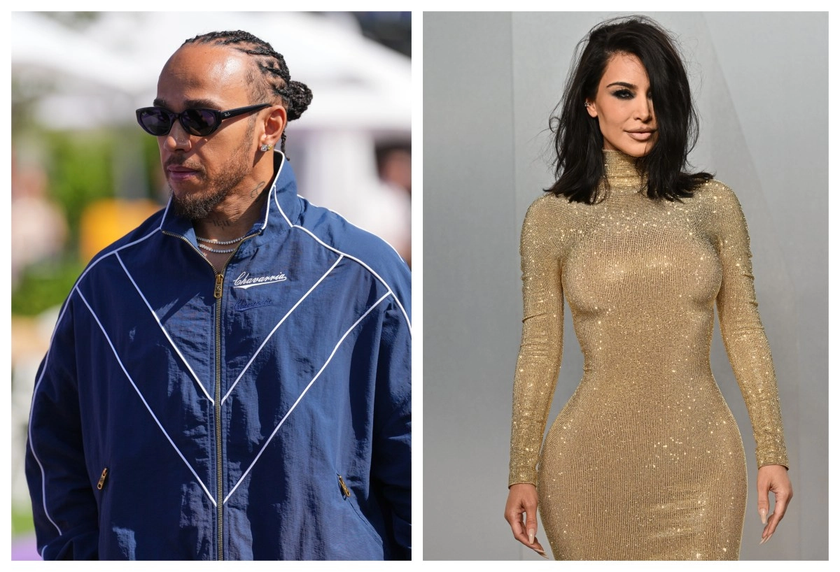 Lewis Hamilton reacts to Kim Kardashian039s glamour on Oscar night