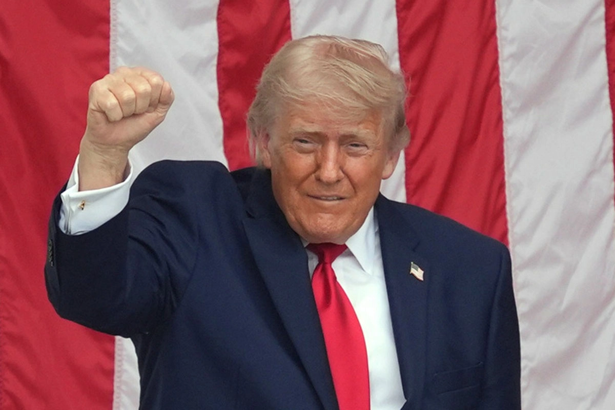 Donald Trump boasts the results of his recent medical exam