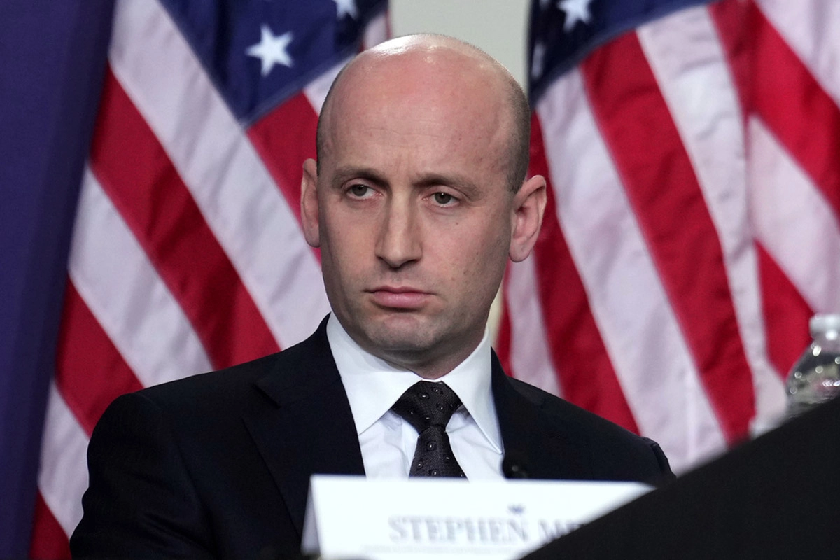“Shut up, you fucking moron,” the Democratic National Committee demands of Republican Stephen Miller