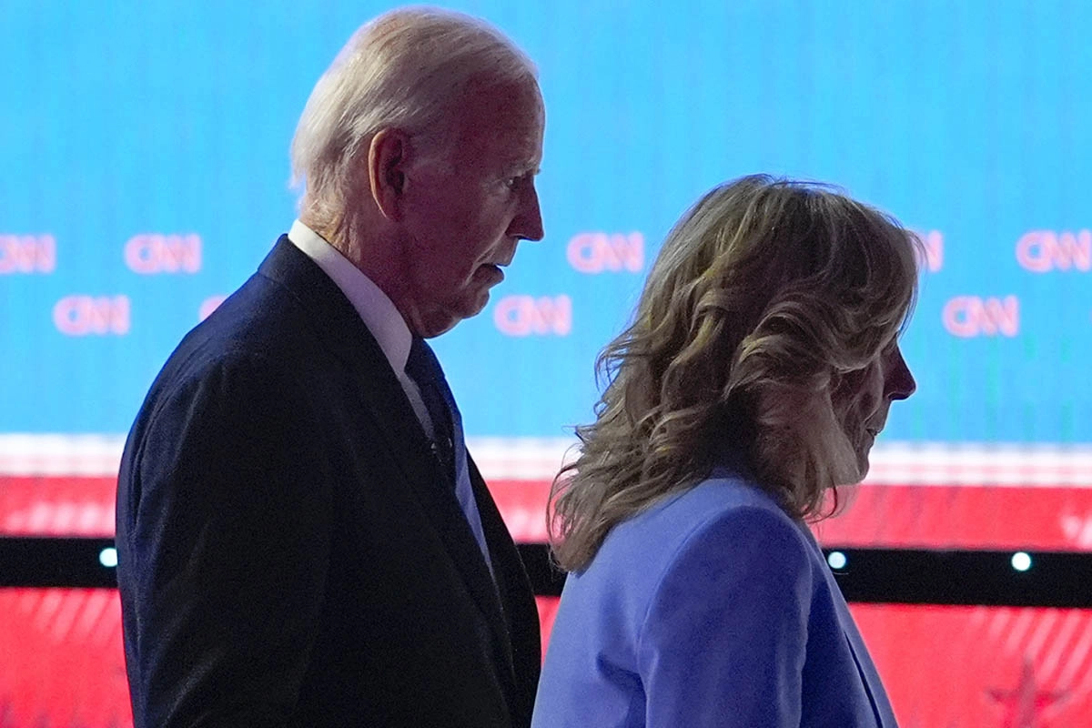 Trump attacks Bidens wife for not supporting him the night he declared his defeat