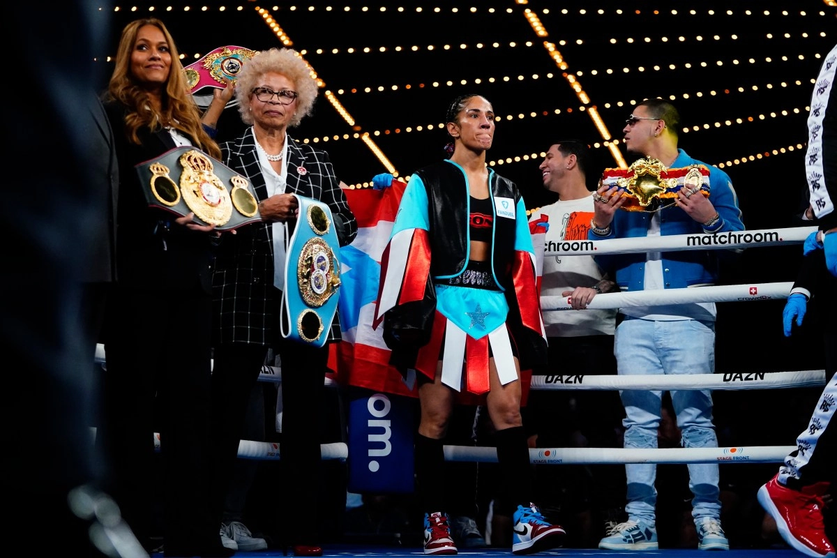 Amanda Serrano with fierce performance Knocked out in two rounds
