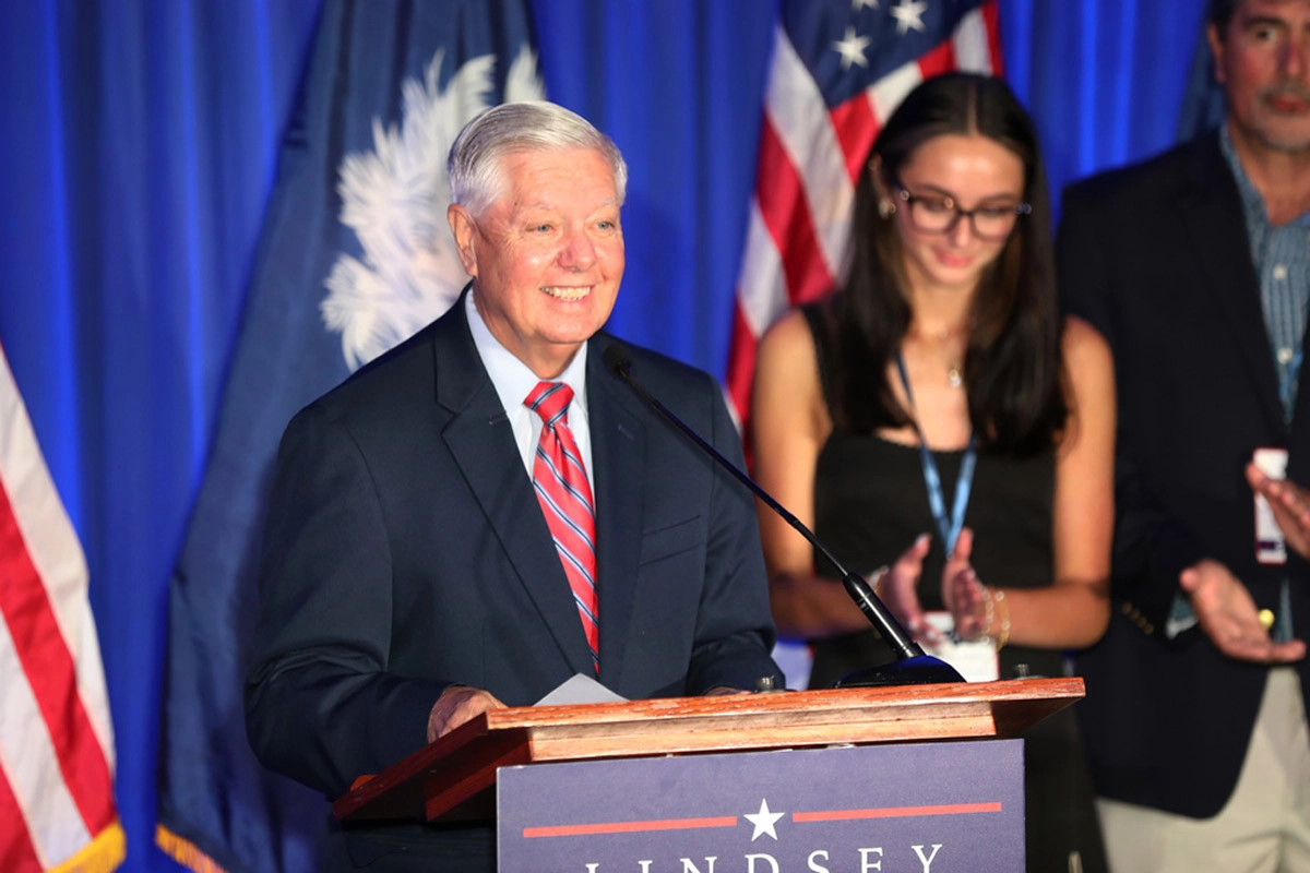 Lindsey Graham ally of Donald Trump wins the Republican primary in South Carolina