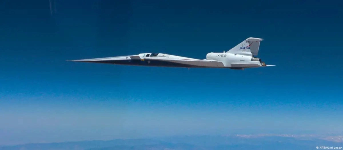 Supersonic flights getting closer NASA manages to ensure that the X59 does not generate a sonic boom