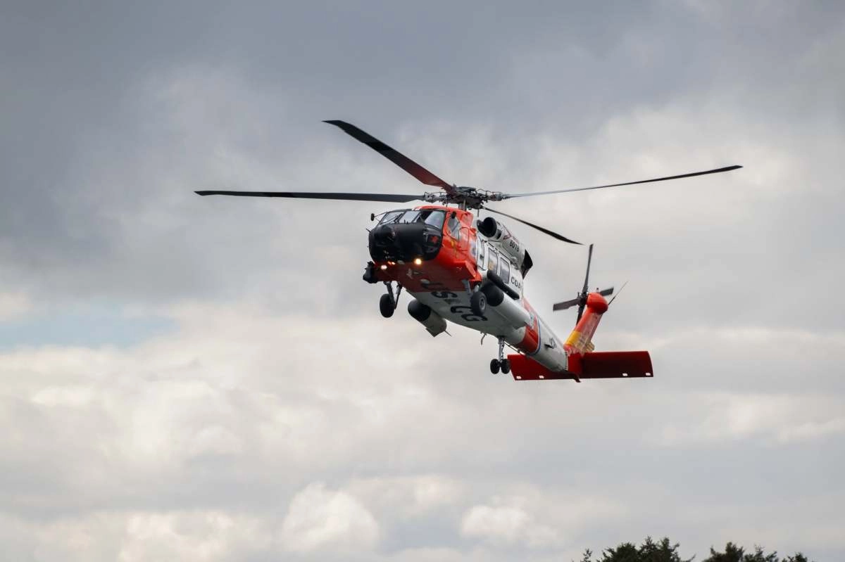 Coast Guard helicopter crashes during training in Alaska four crew survive