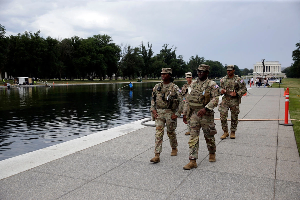 Trump reports six detainees for damage to the Washington Reflecting Pond