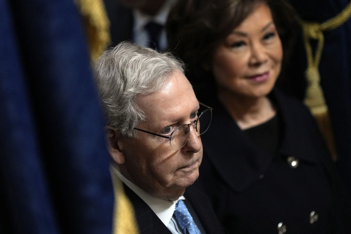 Mitch McConnells wife Elaine Chao chose to remain in China while he remains hospitalized