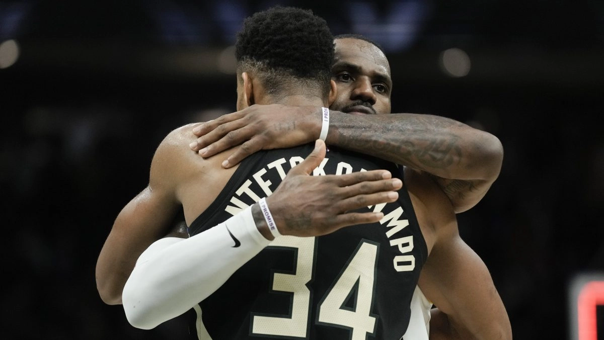 Giannis Antetokounmpo and Pat Riley excited about the possibility of adding LeBron James to Miami