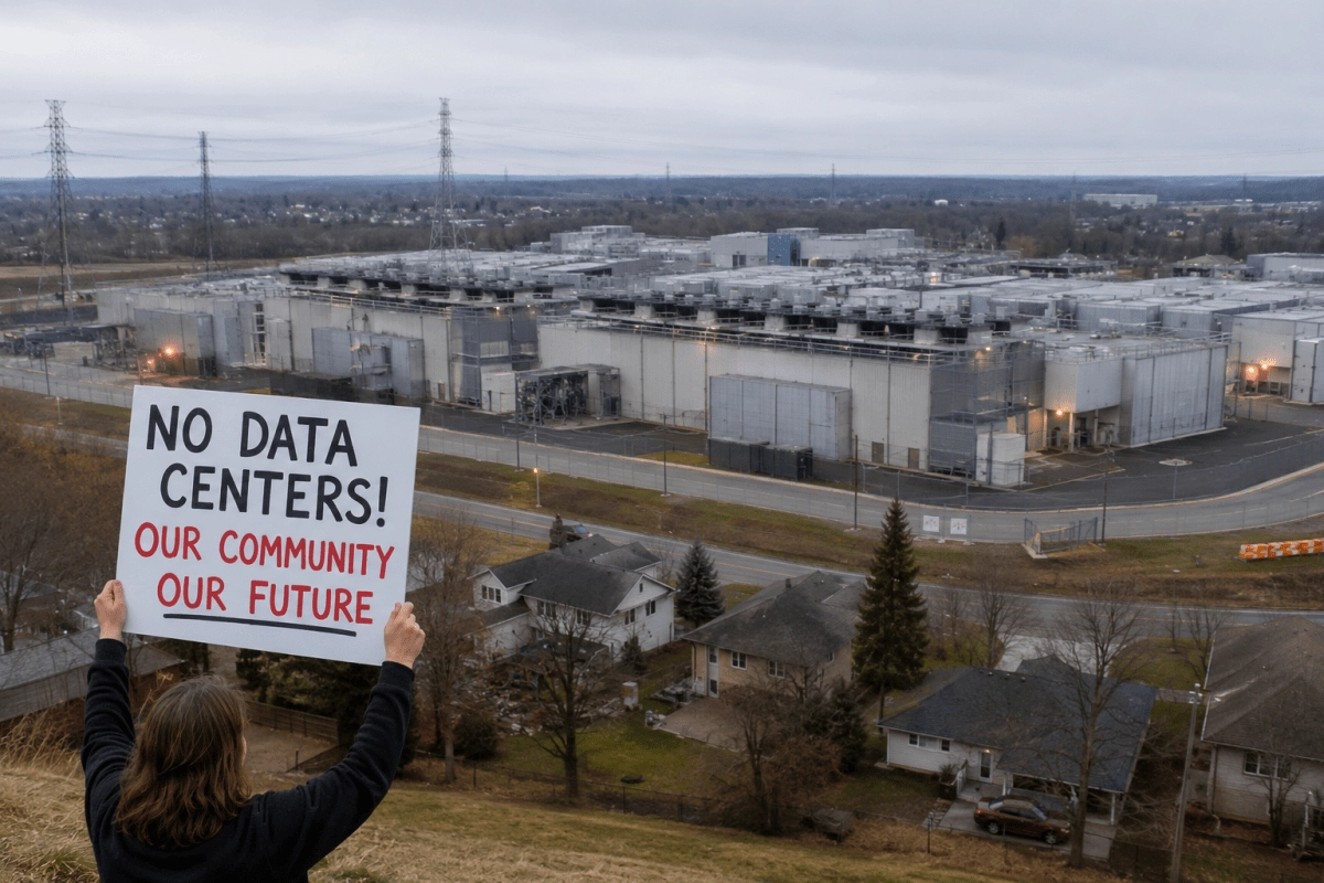The hidden side of AI: communities reject the construction of data centers