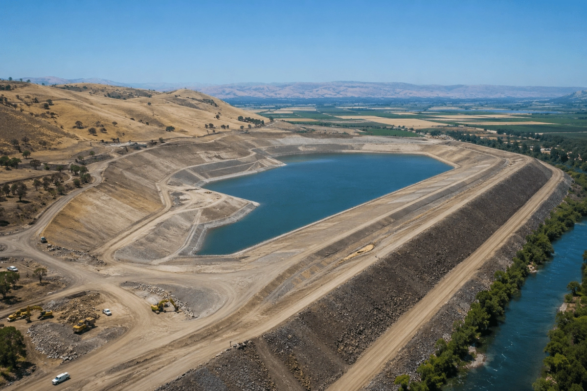 California is committed to its largest reservoir in half a century but an obstacle threatens the project