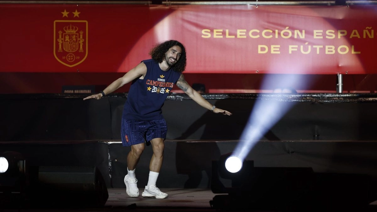 A memory for life Cucurella tattooed Luis de la Fuentes face after winning the 2026 World Cup