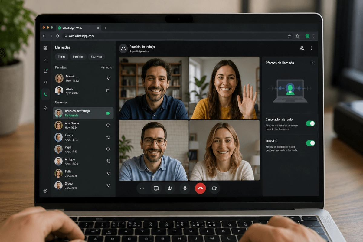 WhatsApp Web now allows you to make video calls and this is how the novelty works