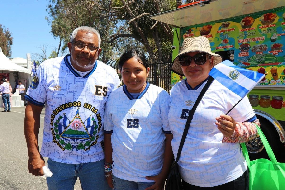 The Salvadoran community in Los Angeles celebrates its day with a festival full of culture food and tradition