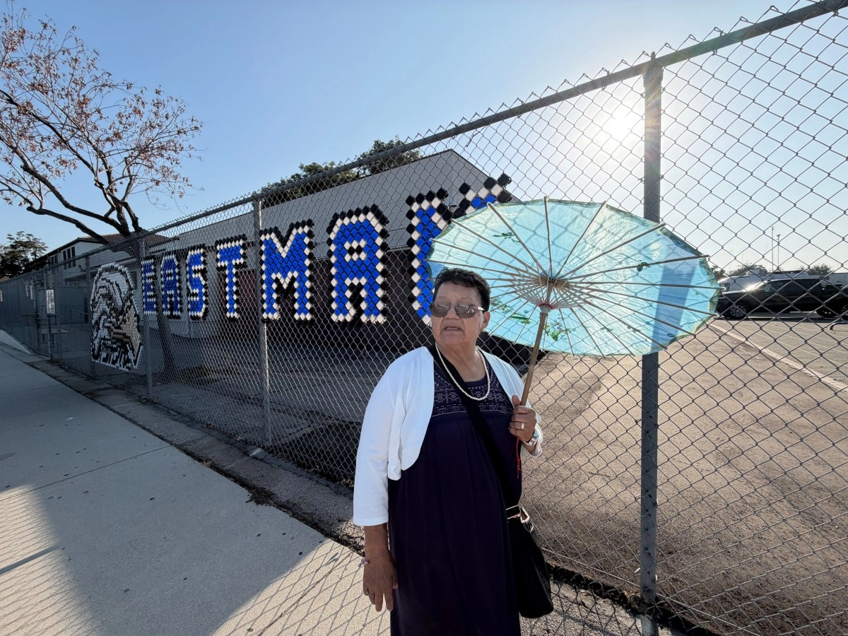 LAUSD works for a safe return to school in Boyle Heights after the fire