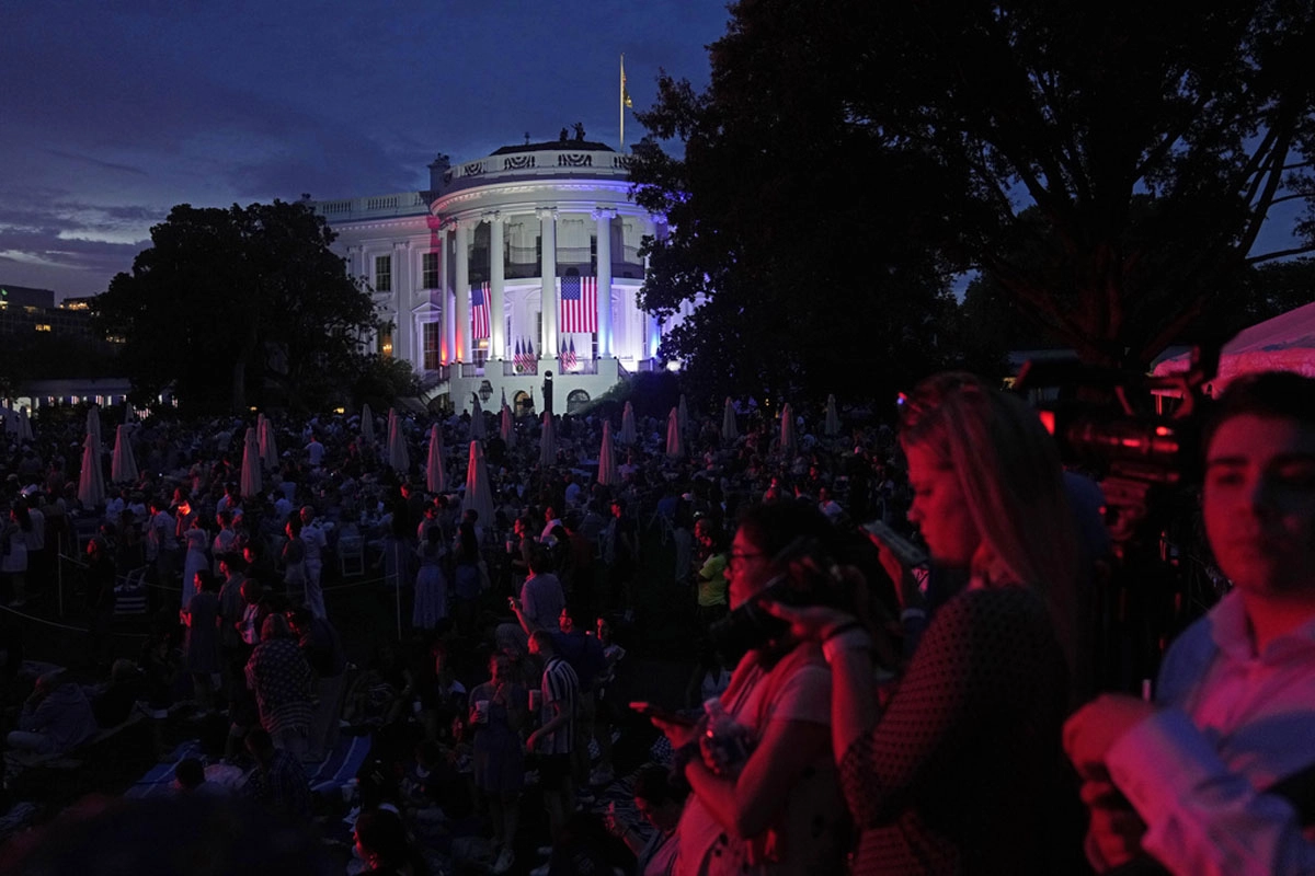 The White House set a Guinness record during the 4th of July celebrations