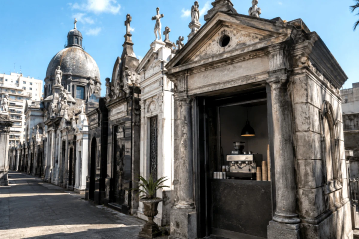 The well-known Latin American tomb wants to construct a shop inside a vault.