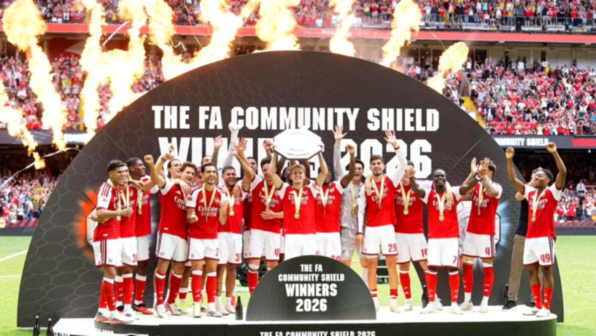 Arsenal categorically wins the first title of the season in England