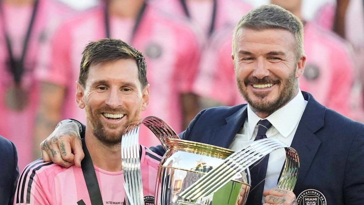 Lionel Messi takes the MVP of the MLS Cup 2025