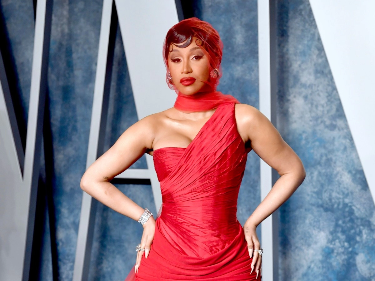 Cardi B debuted new dermal implants after the birth of her fourth child