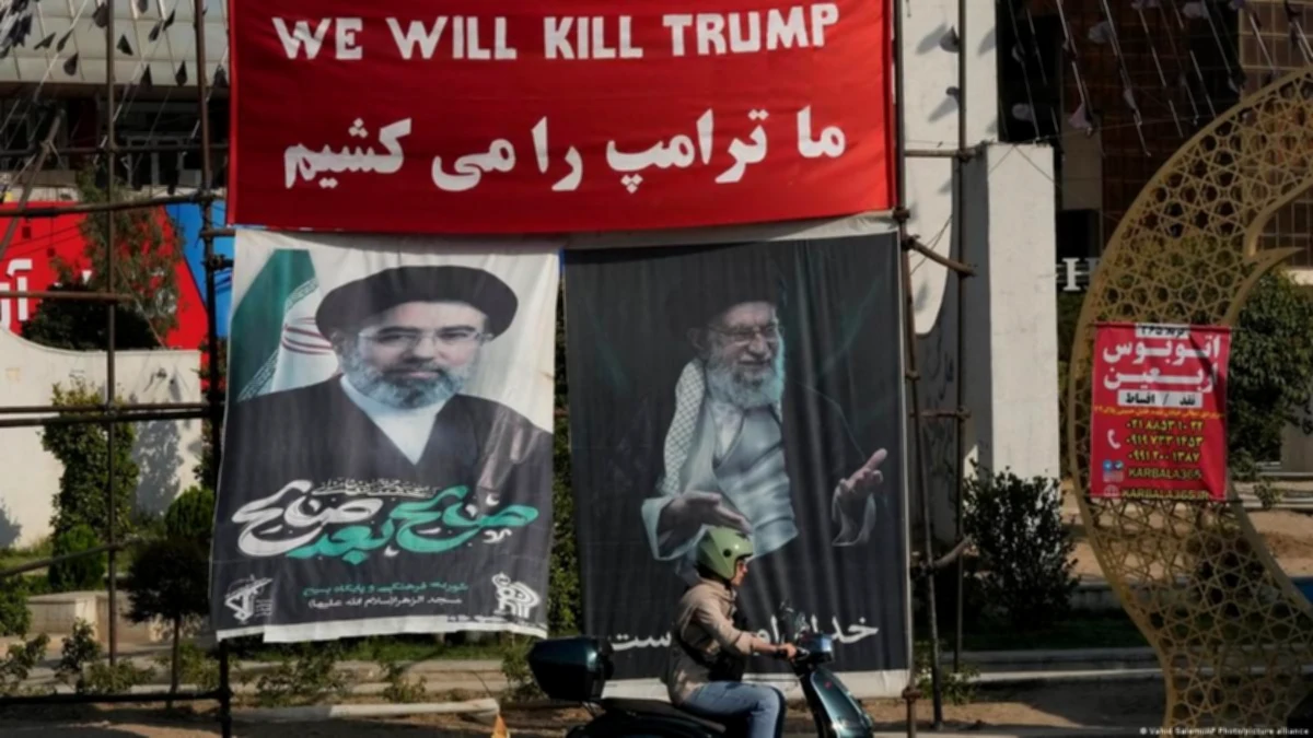 The head of Iran calling for Muslim nations to unite against the US and Israel.