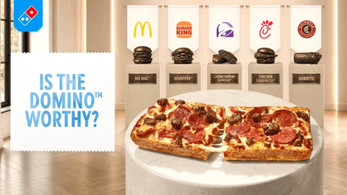 Domino’s gives pizza if you first eat at McDonald’s, Burger King and more