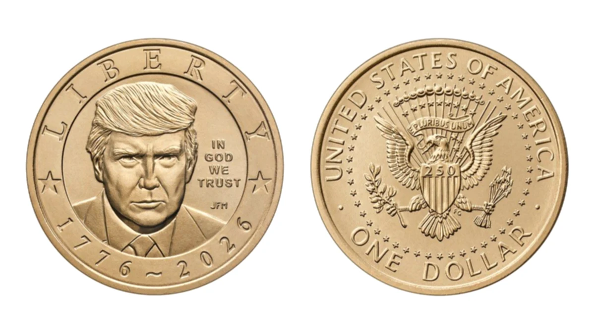 Trump sells his$ 1 coins, but they are for more than that.