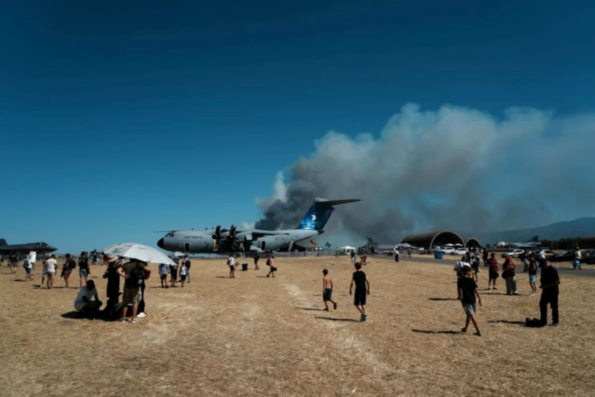 Two planes are killed in a plane crash at a Greek heat show