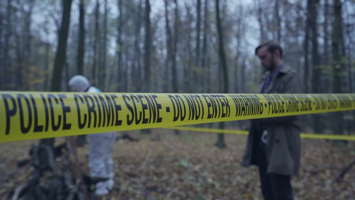 A skull and human remains found among bushes on Coney Island