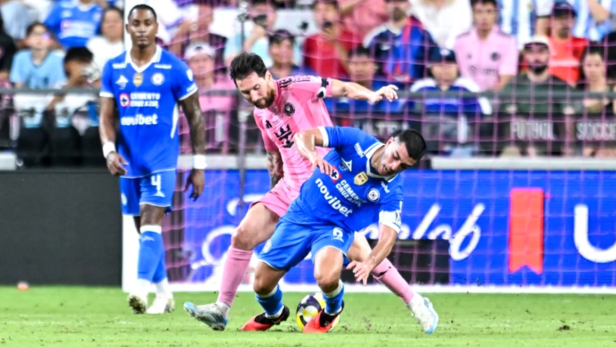 The tense dressmaker of Cruz Azul after “presenting” the championship to Inter Miami