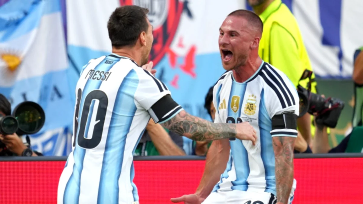 Messi is backed by Alexis Mac Allister for the Ballond'Or.