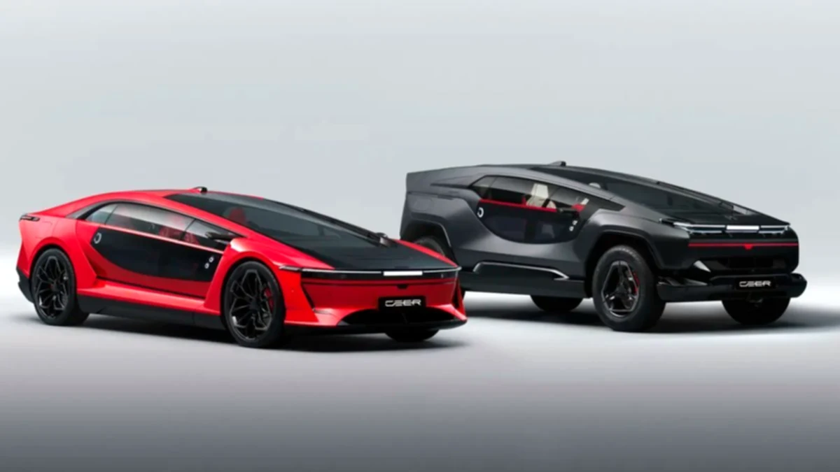 CEER Exobot debuted with 1,111 hp and science fiction design